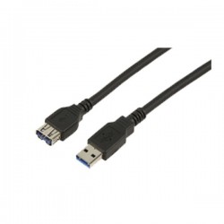 RALLONGE USB 2.0 A-A 20M M/F NOIR