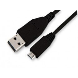 Câble USB 2.0 M M Micro USB 1,8m
