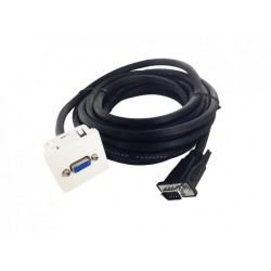 Plastron VGA câble 5m