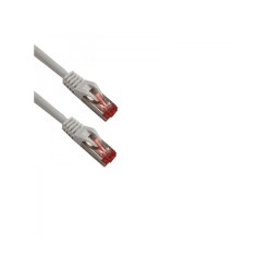 Cordon Cat 6 SSTP LSOH Blanc 3 m Snagless avec fiche de test.