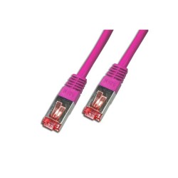 Cordon Cat 6 SSTP Rose LSOH 15m