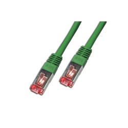 Cordon Cat 6 SSTP Vert LSOH 15m