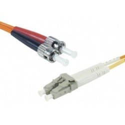 Fibre optique Duplex multimode 50 125 OM4 ST LC 10m