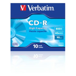 10 Verbatim CD-R 800 Mo 40x