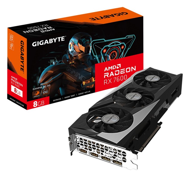 Gigabyte RX7600 GAMING OC 8Go