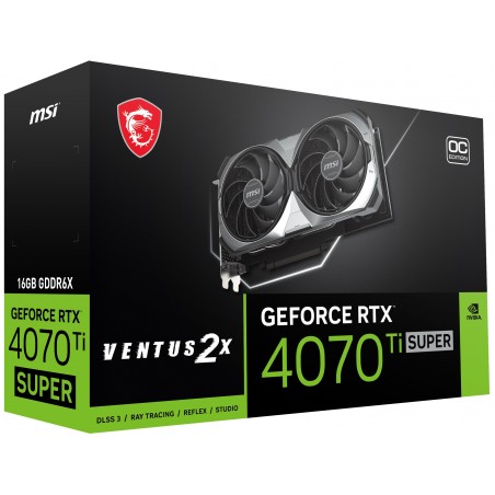 MSI RTX4070Ti SUPER Ventus 2X OC 16 Go