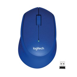 Logitech M330 Silent+ Bleu