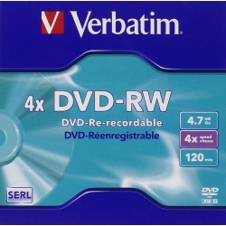 5x DVD-RW 16X VERBATIM