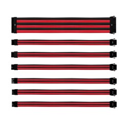 Cooler Master Kit câbles tressés (Red Black)