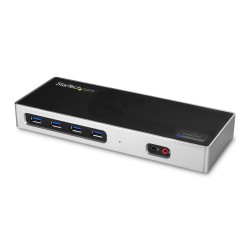 StarTech.com Station d'accueil PC double affichage 4K Double HDMI, double DP, GbE, ou HDMI et DP 60 Hz.