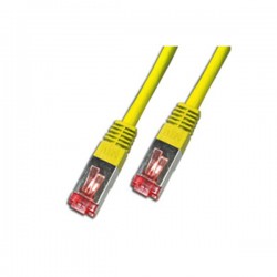 Cordon Cat 6 FTP LSOH Jaune 0.25m