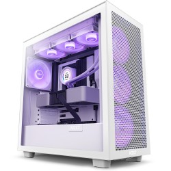 NZXT H7 Flow RGB Blanc.