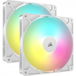 2x Corsair RS140 ARGB blanc