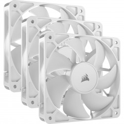 3x Corsair RS120 blanc