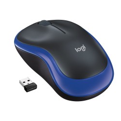 Logitech Wireless M185 Bleu