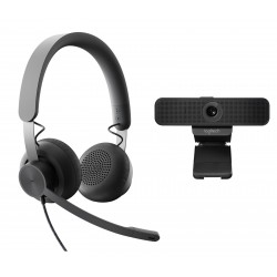 Logitech Zone + Webcam C925e