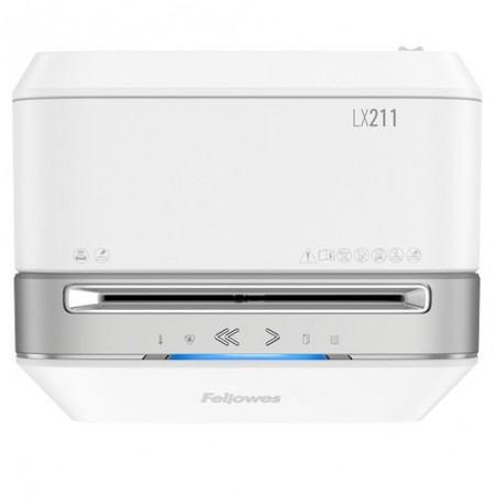 Destructeur Powershred® LX211 microparticules - Blanc coupe   (2x12mm DIN P-5) 1000 feuilles en 20 minutes.