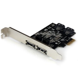 Carte PCI Exp 2x SATA 2x eSATA ext.