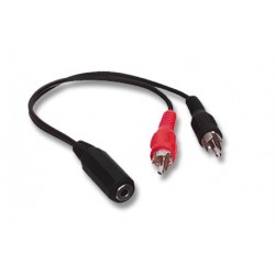 Adapt Jack 3.5 F M 2xRCA