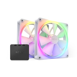 2x NZXT F140 PWM Blanc