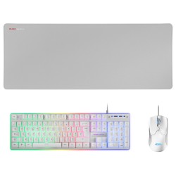 Pack Mars Gaming MCPX RGB Blanc