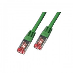 Cordon Cat 6 SSTP Vert LSOH 1m