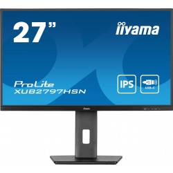 iiyama XUB2797HSN-B1 Docking USB-C intégré avec Power Delivery de 65w.