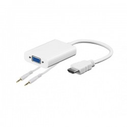 Adapt HDMI M F VGA + Audio jack