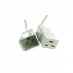 Rallonge C19 C20 Blanc 1,5m