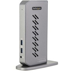 StarTech.com Station d'accueil double affichage 4K USB-C USB-A Double HDMI, double DP,.
