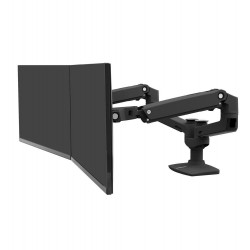 Ergotron LX Dual Side-by-Side Arm.