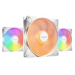 3x BeQuiet Light Wings LX High Speed RGB 14cm Blanc