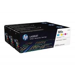 HP 305A pack CMY (CF370AM)