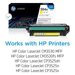 HP 504A jaune (CE252A)