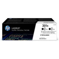 2x HP 201X noir (CF400XD)