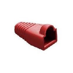 10 Manchons Rouge RJ45 6.1mm