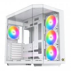 Xigmatek Cubi II RGB TG Blanc
