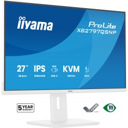 iiyama ProLite XB2797QSNP-W1 Blanc