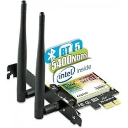 Wi-Fi 6E 5400 Mbps / Bluetooth 5.2.