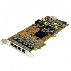 StarTech Carte PCIe 4x1GbE PoE