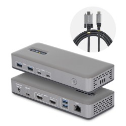 StarTech Dock USB-C triple écran 4K