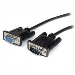 StarTech RS232 DB9 M F 3m Noir