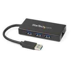 StarTech Hub USB 3.0 3 ports 1GbE