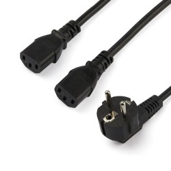 StarTech Cordon alim Y Schuko 2x