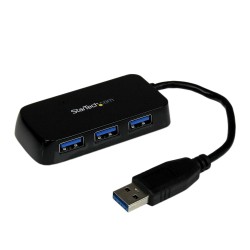 StarTech Hub USB 3.0 4 ports Noir