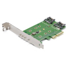 StarTech Carte PCIe M.2 3x SATA