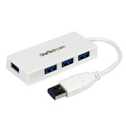 StarTech Hub USB 3.0 4 ports Blanc