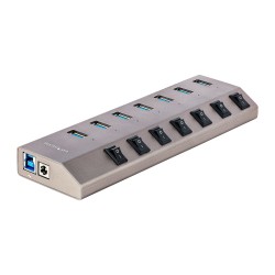 StarTech Hub 7x USB-C interrupteurs