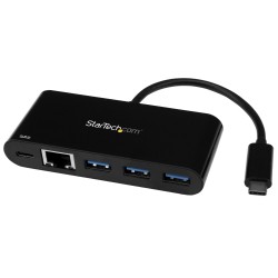 StarTech 3x USB-C Hub W GbE AND