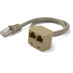 StarTech Split RJ45 2 vers 1 F M